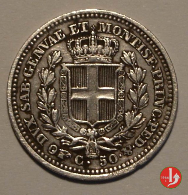 50 centesimi 1833 (Torino)