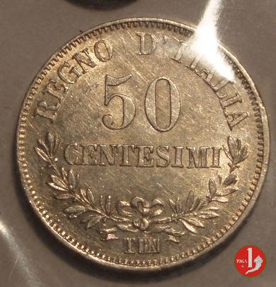 50 centesimi valore 1863 (Torino)