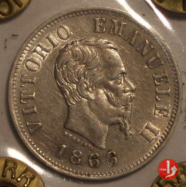 50 centesimi valore 1866 (Milano)