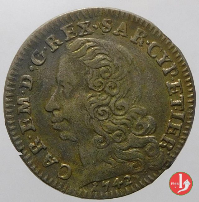 5 Soldi III tipo 1742 (Torino)