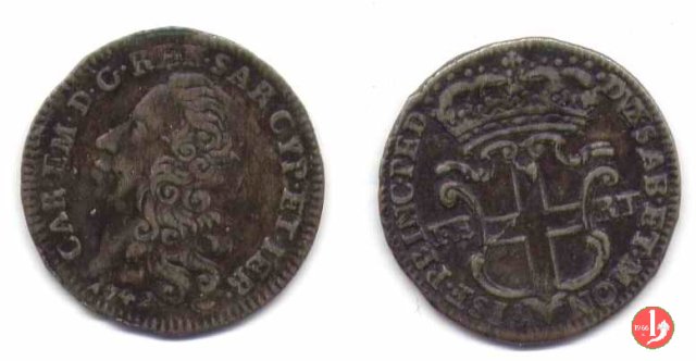 5 Soldi III tipo 1742 (Torino)