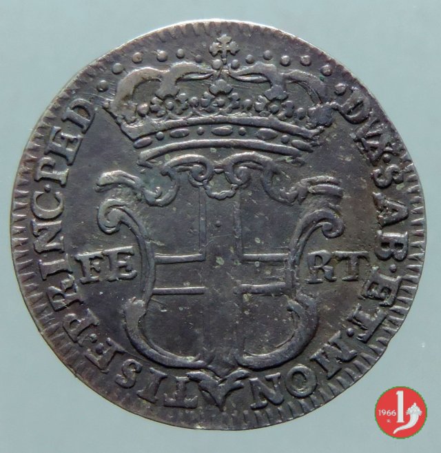 5 Soldi III tipo 1743 (Torino)