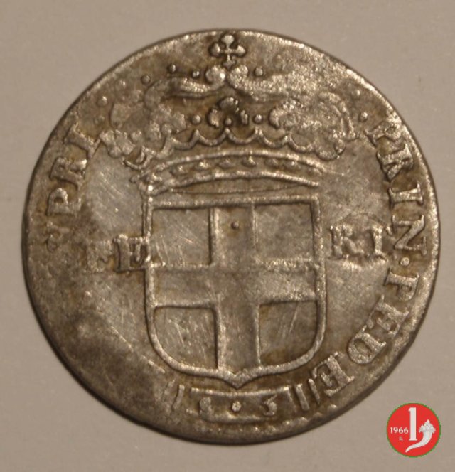 5 Soldi II tipo 1704 (Torino)