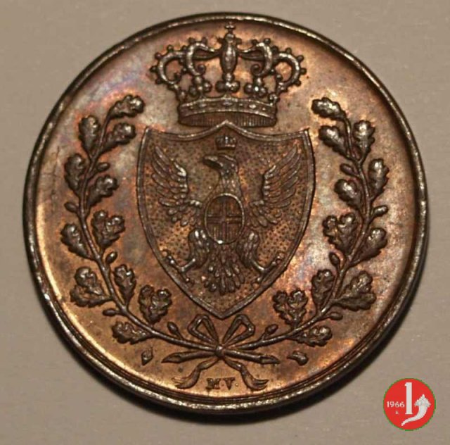 5 centesimi 1826 (Torino)