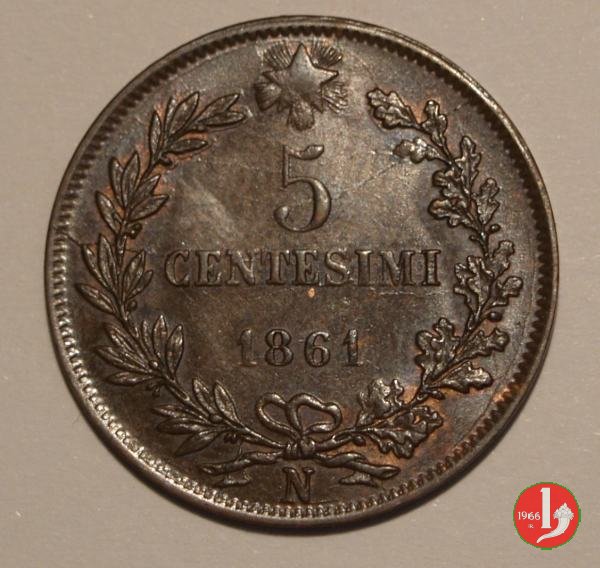 5 centesimi 1861 (Napoli)