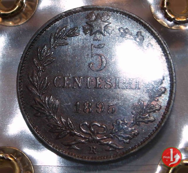 5 centesimi 1895 (Roma)