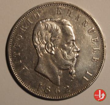 5 lire o scudo 1862 (Napoli)