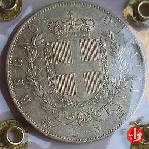 5 lire o scudo 1870 (Milano)