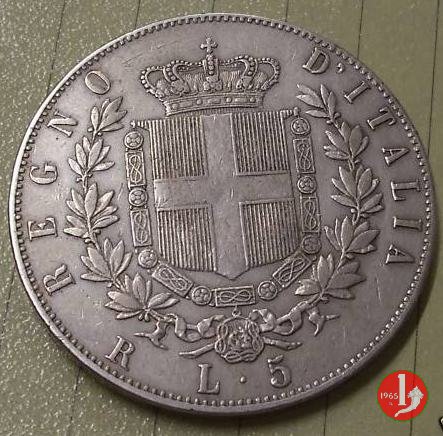 5 lire o scudo 1872 (Roma)