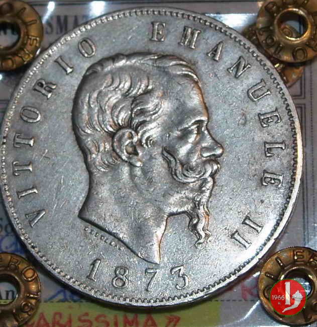 5 lire o scudo 1873 (Roma)