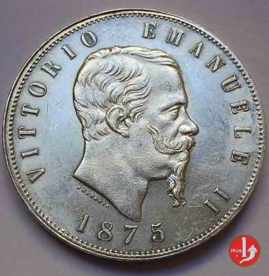 5 lire o scudo 1875 (Milano)