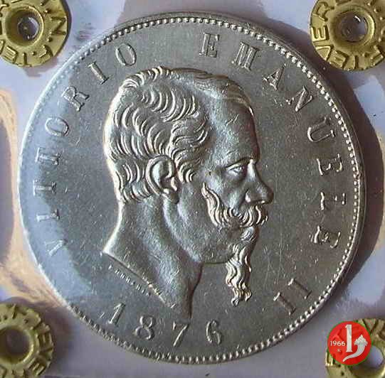 5 lire o scudo 1876 (Roma)