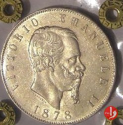 5 lire o scudo 1878 (Roma)