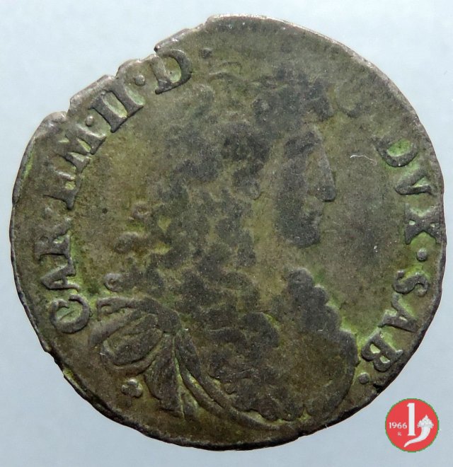 5 soldi II tipo 1668 (Torino)