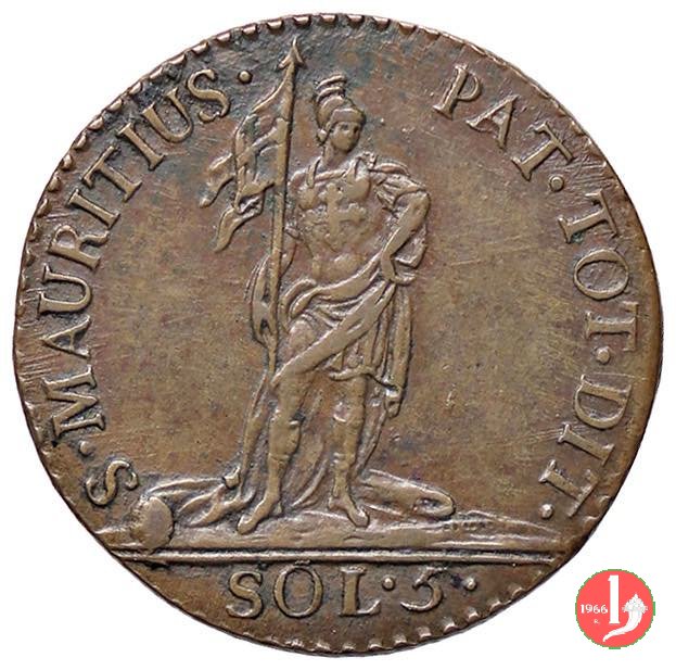 5 soldi 1796 (Torino)