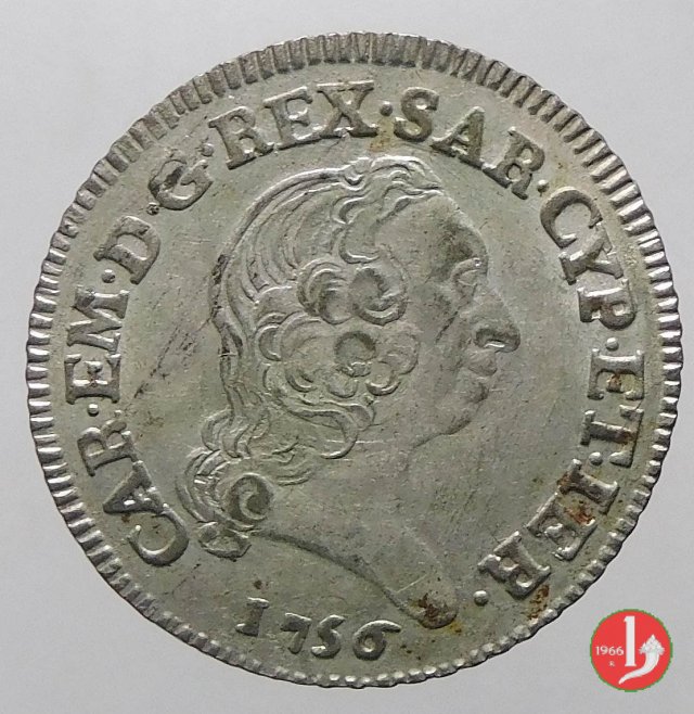 7,6 soldi 1756 (Torino)