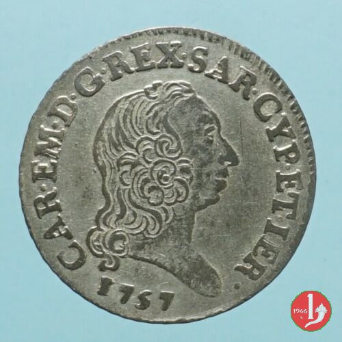 7,6 soldi 1757 (Torino)