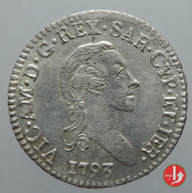 7,6 soldi 1793 (Torino)