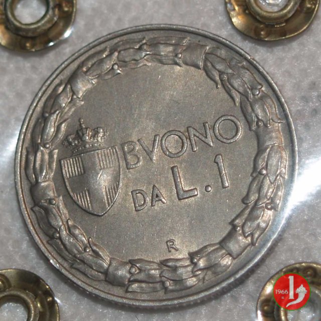 Buono da 1 lira 1924 (Roma)