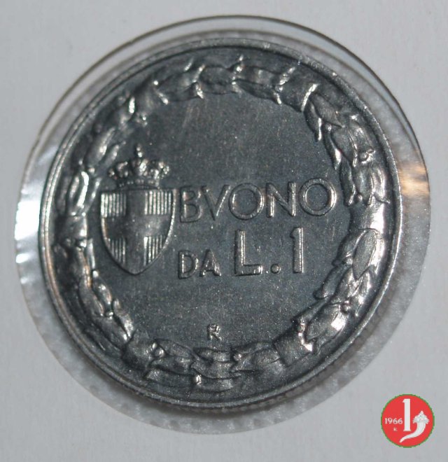 Buono da 1 lira 1928 (Roma)