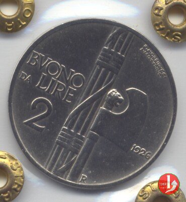 Buono da 2 lire 1926 (Roma)