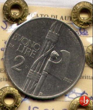 Buono da 2 lire 1927 (Roma)