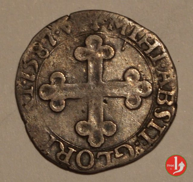 Cavallotto II tipo (stretto) 1587 (Vercelli)