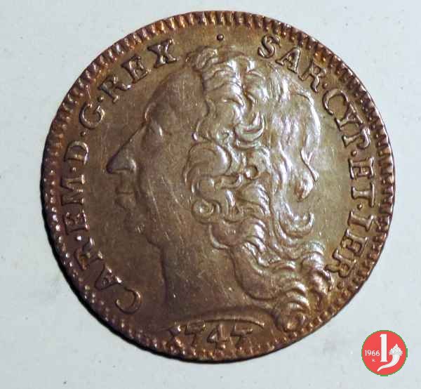 Lira III tipo 1747 (Torino)