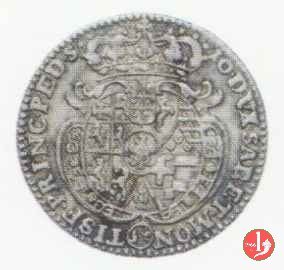 Mezza lira II tipo 1742 (Torino)