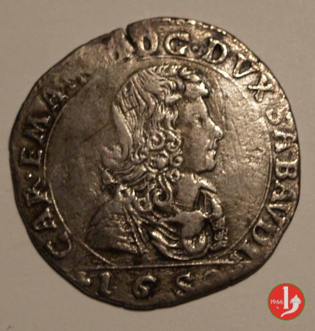 Mezza lira I tipo 1652 (Torino)