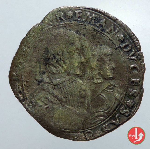 Mezza lira VII tipo 1642 (Torino)