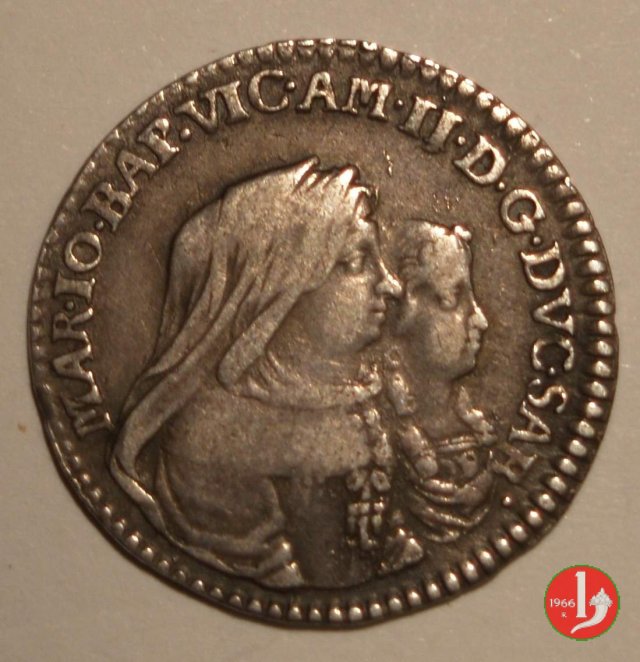 Mezza lira 1680 (Torino)