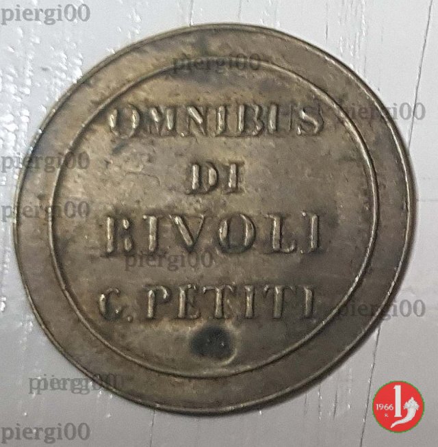 Rivoli - Omnibus di Rivoli G.Petiti 1860