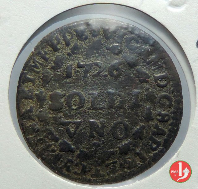 Soldo II tipo 1726 (Torino)