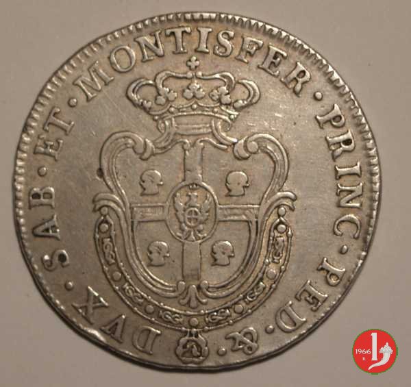 scudo sardo 1773 (Torino)