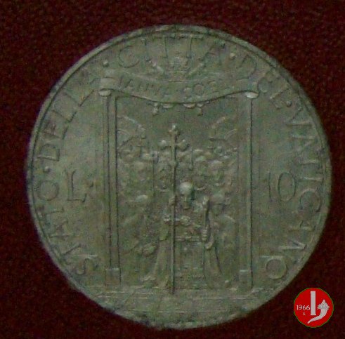 10 Lire IV Tipo 1950 (Roma)