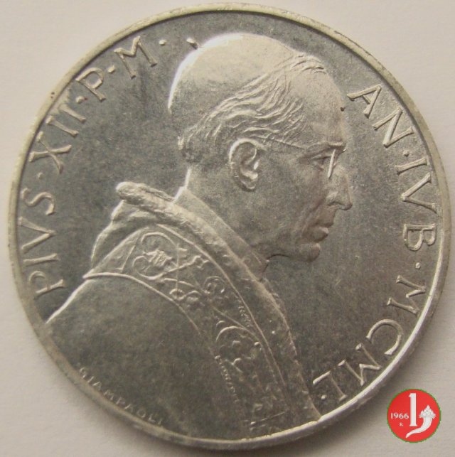 2 Lire IV Tipo 1950 (Roma)