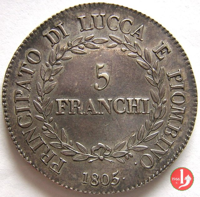 5 franchi 1805 (Firenze)