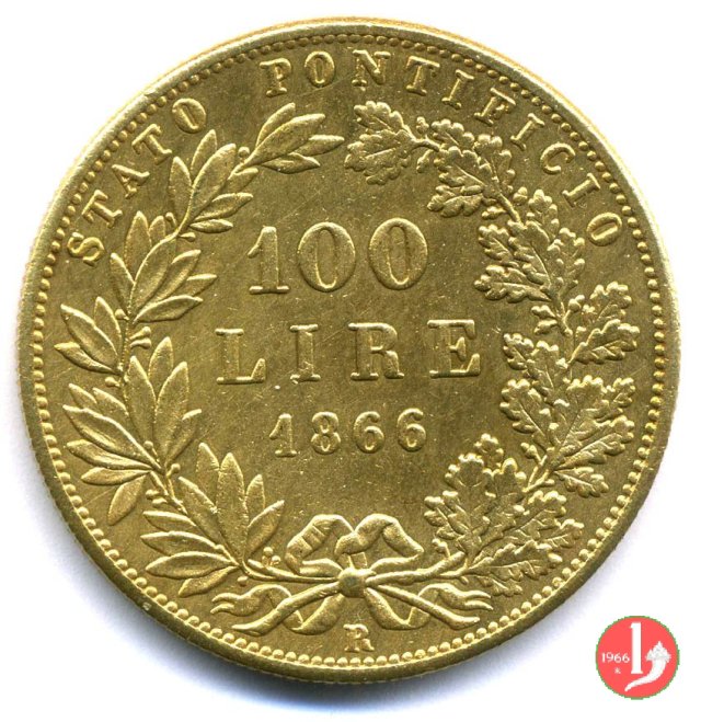 100 lire o piotta 1866