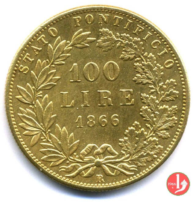 100 lire o piotta 1866