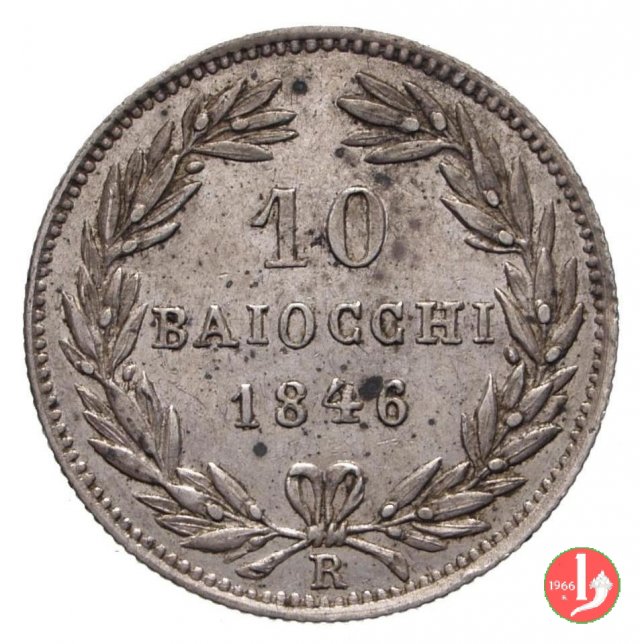 10 Baiocchi (Giulio o Paolo) 1846 (Roma)