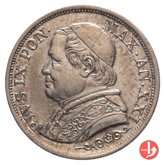 1 lira 1866 (Roma)