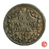 2 carlini 1780-81 1781 (Roma)