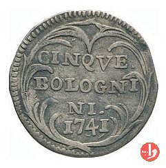 Carlino da 5 Bolognini 1741 (Bologna)