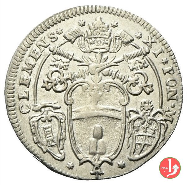 Lira da 20 Bolognini 1712 (Bologna)