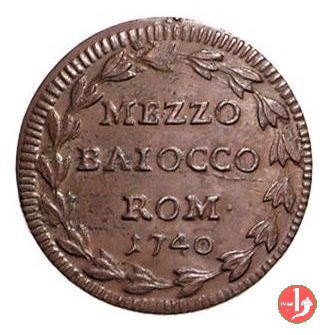 Mezzo baiocco 1740 (Roma)