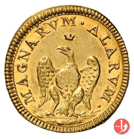 Mezzo scudo d'oro MAGNARVM ALARVM  (Roma)