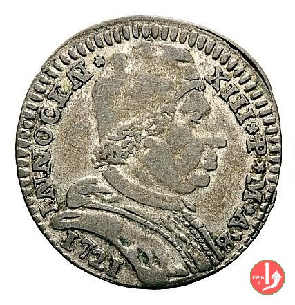 Muraiola da 4 bolognini 1721 (Bologna)