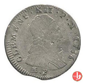 Muraiola da 4 bolognini 1736 (Bologna)