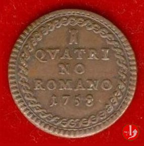 Quattrino 1758 (Roma)